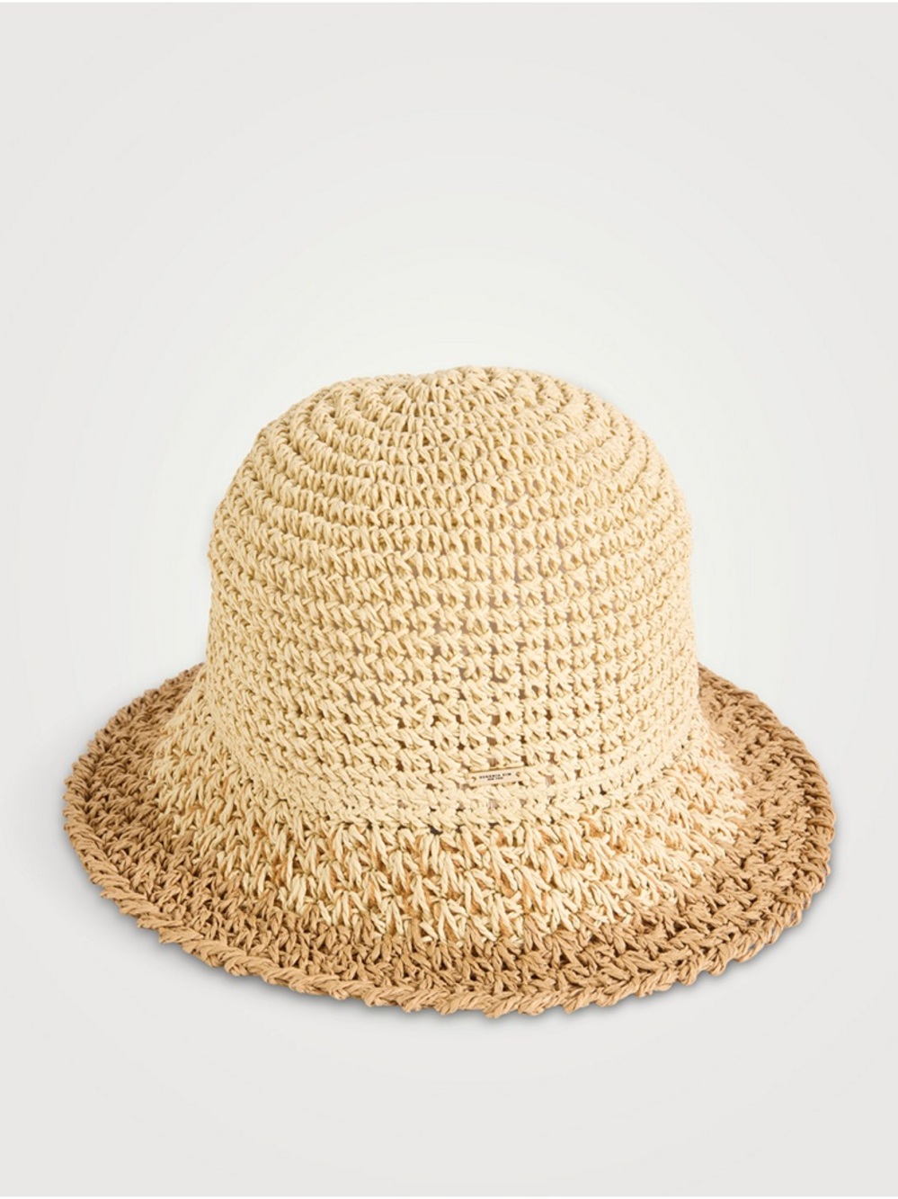 Eugenia Kim Bailey Crochet Ombré Bucket Hat Ombre Straw Tan Beige Summer - Picture 2 of 4